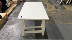 Trestle Desk 180x90cm White #303 - 3