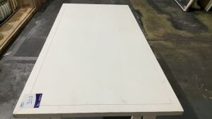 Trestle Desk 180x90cm White #303 - 5