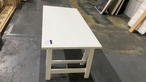 Trestle Desk 180x90cm White #304 - 2