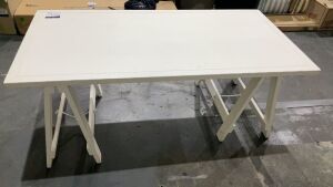 Trestle Desk 180x90cm White #304 - 4