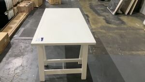 Trestle Desk 180x90cm White #305 - 3