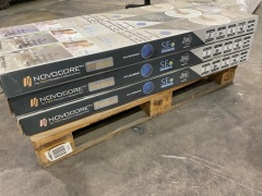 Quantity of Novocore Premium Flooring, 1218mm x 178 x 6mm, Colour: Chestnut Brown  Total Approx SQM: 30.8 - 6