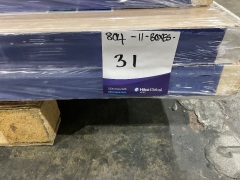 Quantity of  Balterio Grande Wide Flooring, 2050mm x 240mm, Colour: Linnen Oak Total Approx SQM: 31.90 - 8