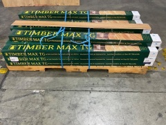 Quantity of Timber Max TG Matte Flooring, Size: 1860mm x 136mm x 12mm, Colour: Blackbutt  Total Approx SQM: 36 - 4
