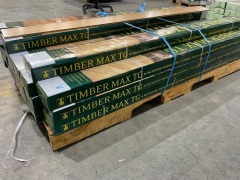 Quantity of Timber Max TG Matte Flooring, Size: 1860mm x 136mm x 12mm, Colour: Blackbutt  Total Approx SQM: 36 - 8