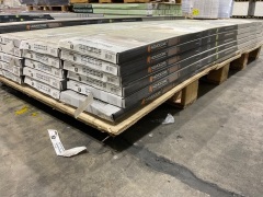 Quantity of Novocore Premium XL Flooring, Size: 1806mm x 223mm x 6.5mm, Colour: Coastal Grey  Total Approx SQM: 35.42 - 8