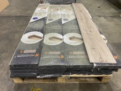 Quantity of Novocore Premium XL Flooring, Size: 1806mm x 223mm x 6.5mm, Colour: Coastal Grey  Total Approx SQM: 35.42 - 10