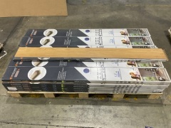 Quantity of Novocore Premium XL Flooring, Size: 1806mm x 223mm x 6.5mm, Colour: Spotted Gum  Total Approx SQM: 49.91 - 4