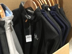 Quantity of 13 x Proquip The Links Shell Cove Mistral Pullovers, Grey, Blue or Charcoal, sizes: S, M, L, XL, SSL - 2