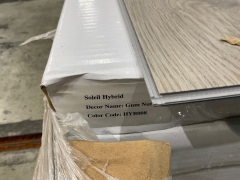 Quantity of Soleil Hybrid Flooring, Size: 1520mm x 228 x 5mm, Colour: Gum Nut  Total Approx SQM: 38.78 - 5