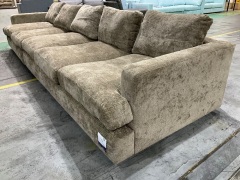 2 Piece Sofa, 3 Seater Right Hand & 2 Seater Left, Upholstered in Fabric - 2