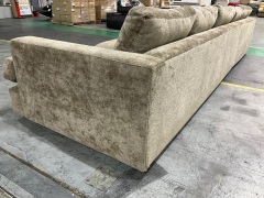 2 Piece Sofa, 3 Seater Right Hand & 2 Seater Left, Upholstered in Fabric - 3