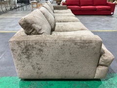 2 Piece Sofa, 3 Seater Right Hand & 2 Seater Left, Upholstered in Fabric - 6
