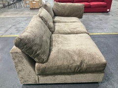 3 Seater Sofa, Upholstered in Fabric - 6