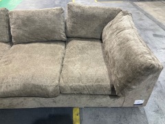 3 Seater Sofa, Upholstered in Fabric - 11