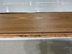 Quantity of Pioneer Brush Flooring, Size: 2100mm x 130mm x 14mm, Colour: Spotted Gum, Total Approx SQM: 43.6 SQM - 2