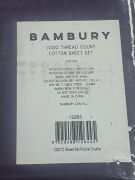 Bambury 1000 Thread Count Cotton Sheet Set - Double - Purple - 4