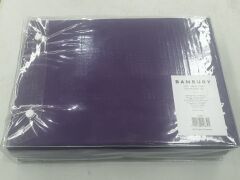 Bambury 1000 Thread Cotton Sheet Set - Single - Purple - 3