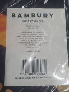 Bambury Quilt Cover Set King / Sunset Beauty - 3