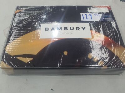 Bambury Quilt Cover Set King / Sunset Beauty
