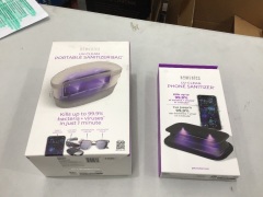 Homedics UV-Clean Phone Sanitizer and Portable Sanitizer Bag - 2