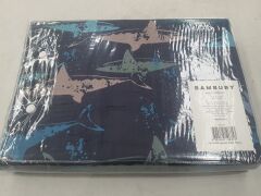Bambury Quilt Cover Set - Queen - Shark Frenzy - 3