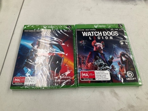 2 x Xbox Series X Games ( Mass Effect Legendary edition and Watch Dogs Legion)