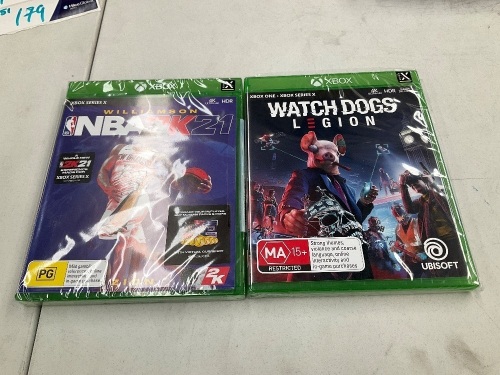 2 x Xbox Series X Games (NBA 2K21 and Watch Dogs Legion)