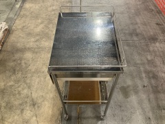 Oxford Metal Trolley with Drawer - 2