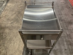 Metal Trolley with Drawer - 2