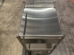 Metal Trolley with Drawer - 4