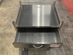 Metal Trolley with Drawer - 5