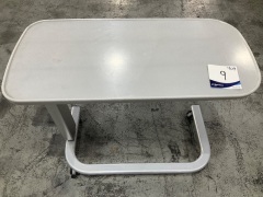 Height Adjustable Rolling Overbed Table
