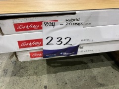 Quantity of Godfrey Hirst Hybrid Flooring, Size: 1830mm x 152mm x 6.5mm, Total Approx SQM: 33.4 SQM - 7
