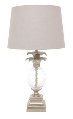 Langley Table Lamp Antique - Silver