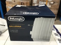 DeLonghi Ballerina 4 Slice Toaster - Opaline White CTD4003WH - 2