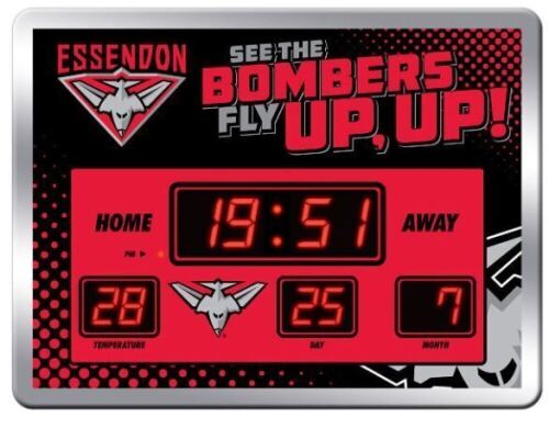 AFL LED Scoreboard Clock - Essendon