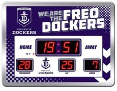 AFL LED Scoreboard Clock - Fremantle
