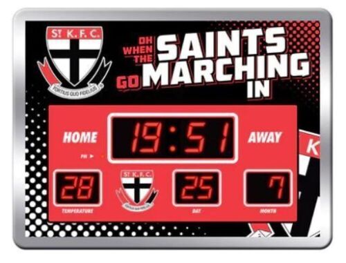 AFL LED Scoreboard Clock - St Kilda