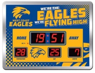 AFL LED Scoreboard Clock - West Coast