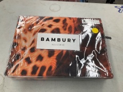 Bambury Quilt Cover Set - King - Flaming Leopard - 2