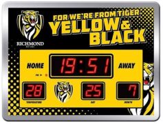 AFL LED Scoreboard Clock - Richmond