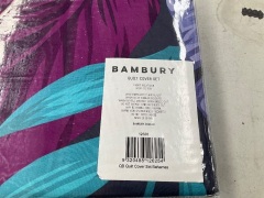 Bambury Quilt Cover Set - Queen - Bahamas - 4