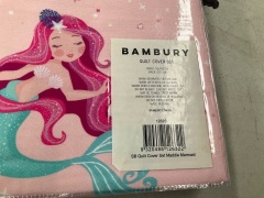 Bambury Quilt Cover Set Maddie Mermaid - Single - 4
