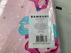 Bambury Quilt Cover Set Maddie Mermaid - Queen - 3