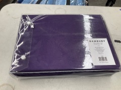 Bambury 1000 Thread Cotton Sheet Set - Single - Purple - 3