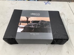 Deco by Linen House Sheet Set - Queen - Black - 2