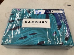 Bambury Quilt Cover Set - King - Bahamas - 2