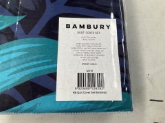 Bambury Quilt Cover Set - King - Bahamas - 4
