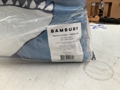 Bambury Printed Cushion + Throw Pack - Shark Frenzy - 3